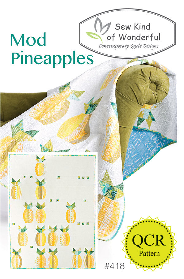 Mod Pineapples Quilt Pattern SKW418 Stitch Ferndale